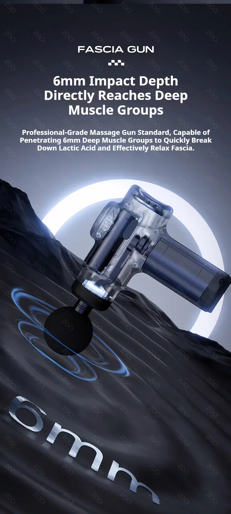 Mini 99 Levels Fascia Gun Handheld Portable Massage Gun