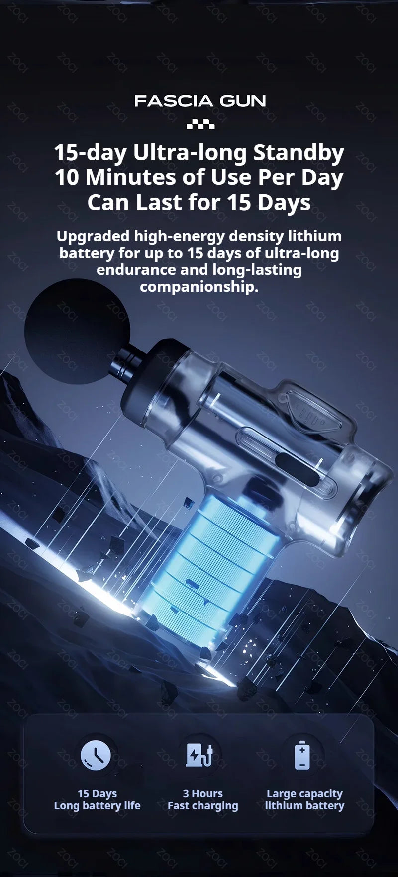 Mini 99 Levels Fascia Gun Handheld Portable Massage Gun