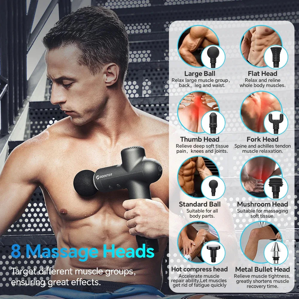 Booster Massage Gun Electric Neck Massager