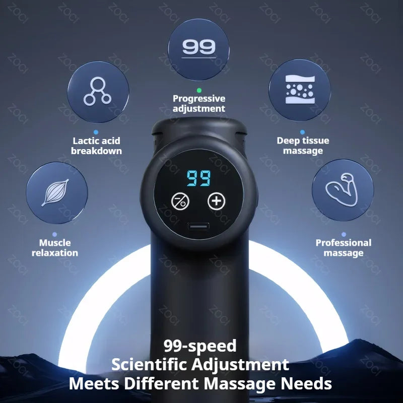 Mini 99 Levels Fascia Gun Handheld Portable Massage Gun