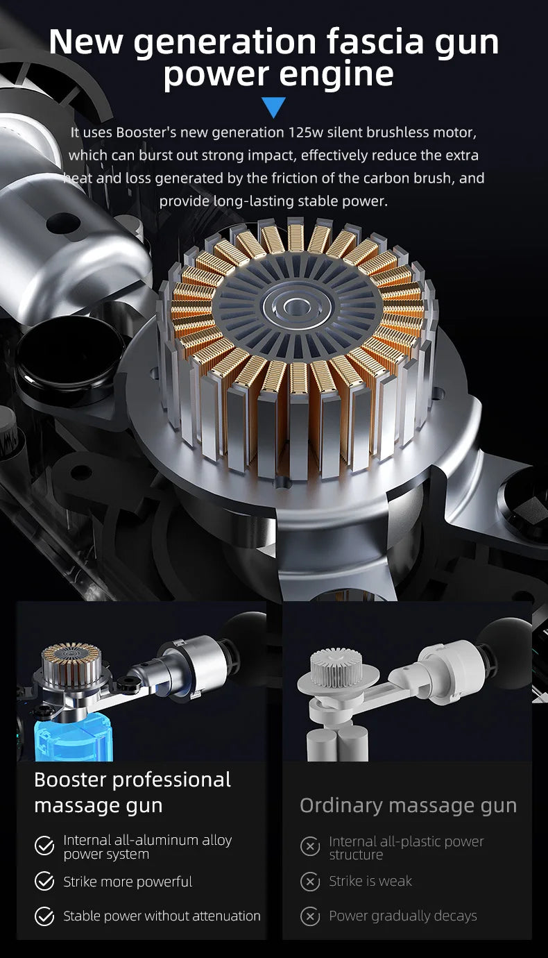 Booster Massage Gun Electric Neck Massager