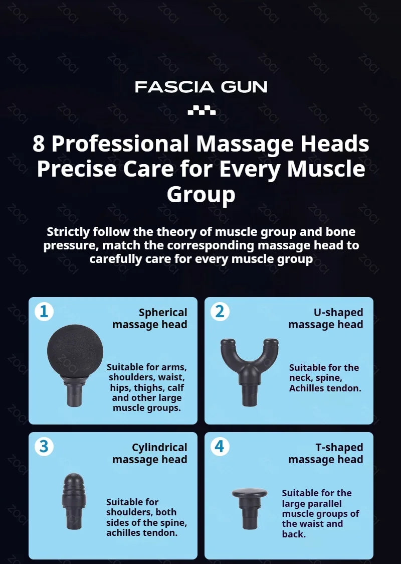 Mini 99 Levels Fascia Gun Handheld Portable Massage Gun